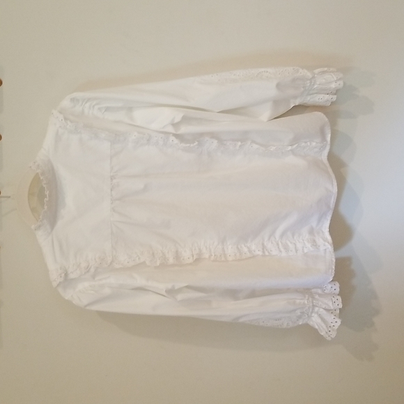 Maeve white cotton eyelet blouse - Picture 4 of 4